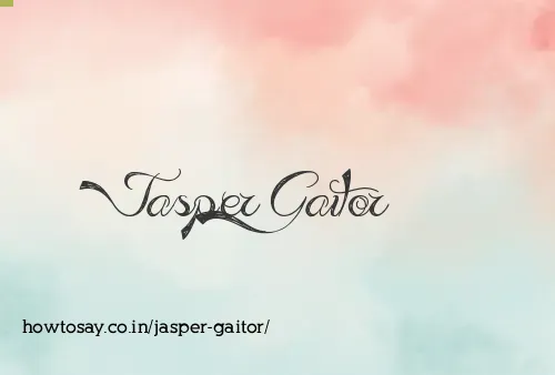 Jasper Gaitor