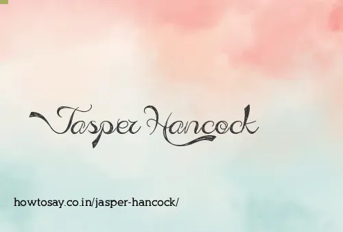 Jasper Hancock