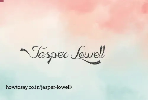 Jasper Lowell