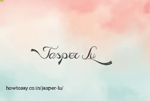 Jasper Lu