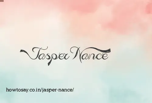 Jasper Nance