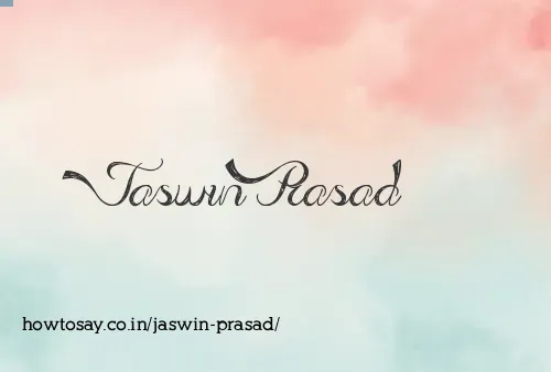 Jaswin Prasad