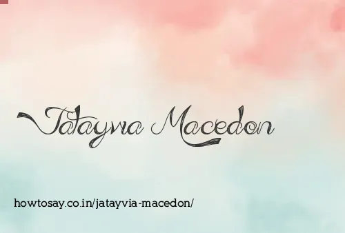 Jatayvia Macedon