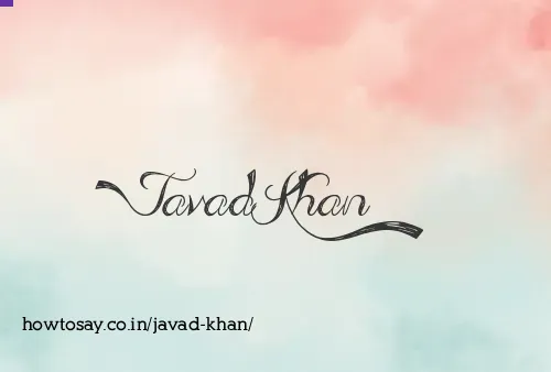 Javad Khan