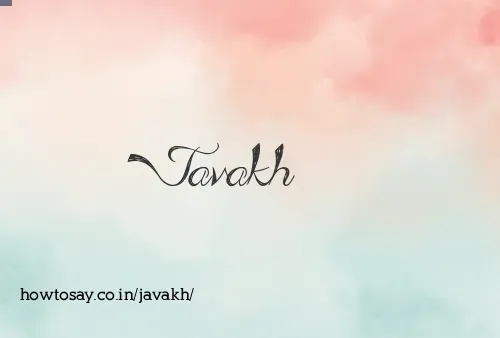 Javakh