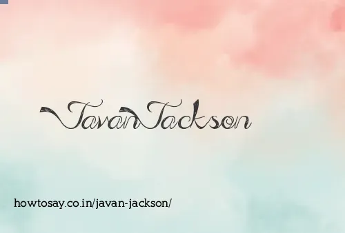 Javan Jackson