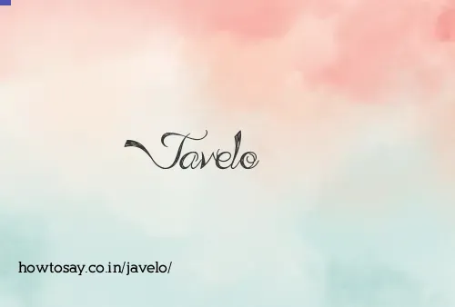 Javelo