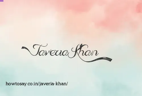 Javeria Khan