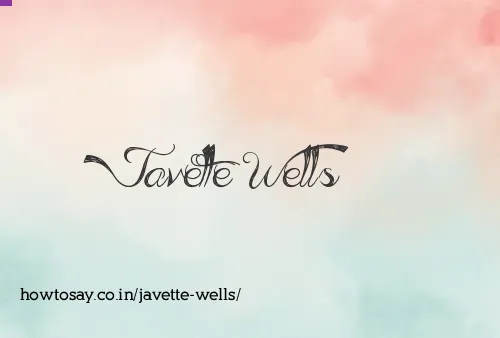 Javette Wells