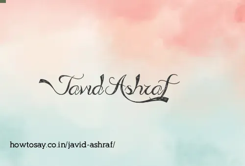 Javid Ashraf