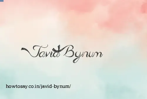 Javid Bynum