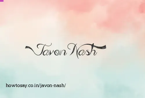 Javon Nash