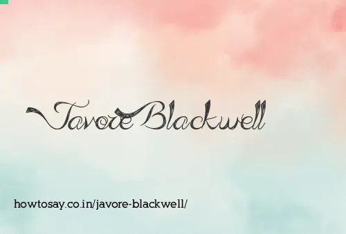Javore Blackwell