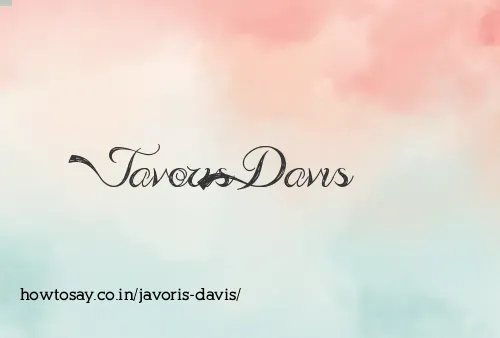 Javoris Davis