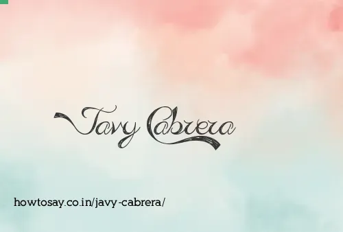 Javy Cabrera