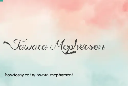 Jawara Mcpherson