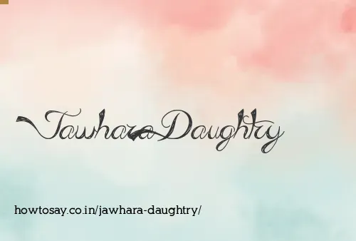 Jawhara Daughtry