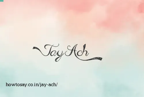 Jay Ach