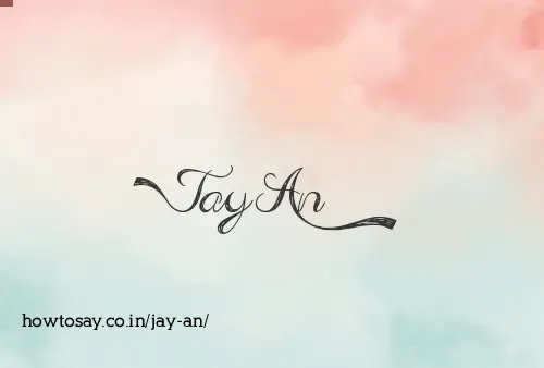 Jay An