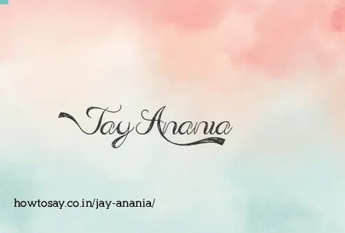 Jay Anania