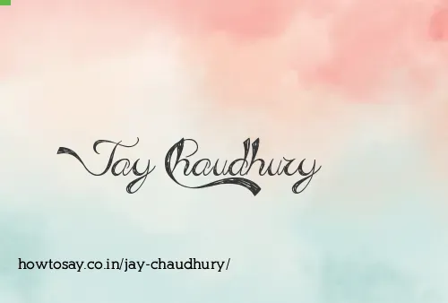 Jay Chaudhury