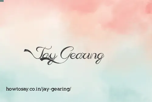 Jay Gearing