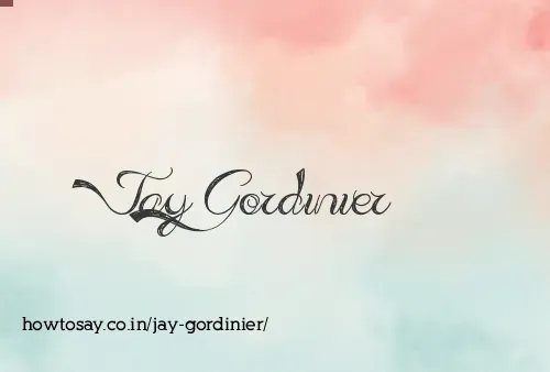 Jay Gordinier