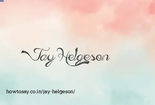 Jay Helgeson