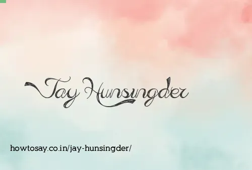 Jay Hunsingder