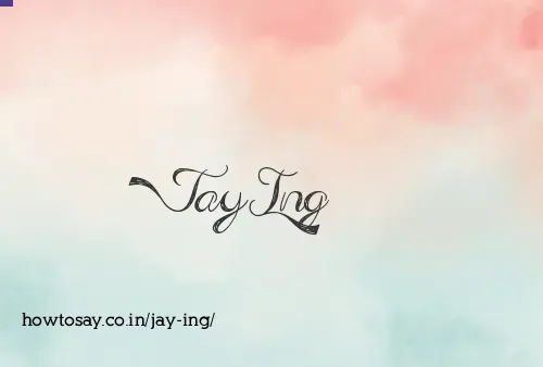 Jay Ing