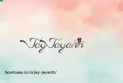 Jay Jayanth