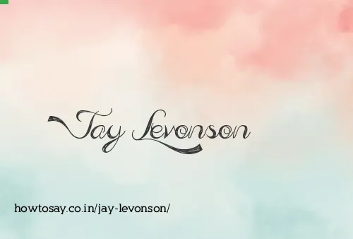 Jay Levonson