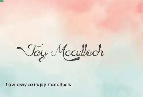 Jay Mcculloch