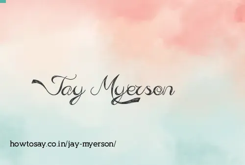 Jay Myerson