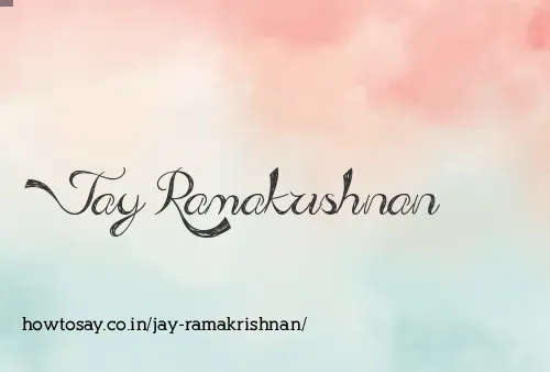Jay Ramakrishnan