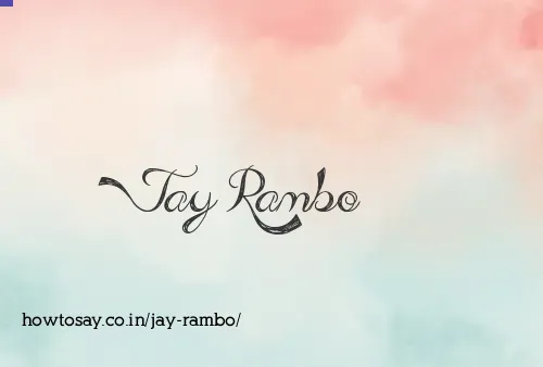 Jay Rambo