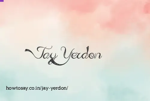 Jay Yerdon