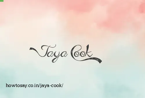Jaya Cook