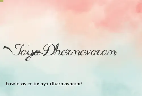 Jaya Dharmavaram