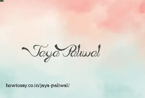 Jaya Paliwal