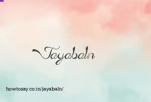 Jayabaln