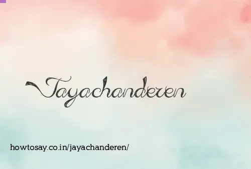 Jayachanderen