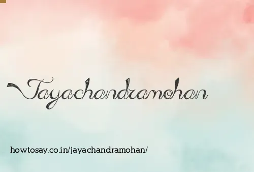 Jayachandramohan