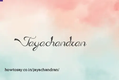 Jayachandran