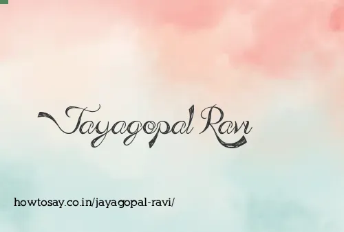Jayagopal Ravi