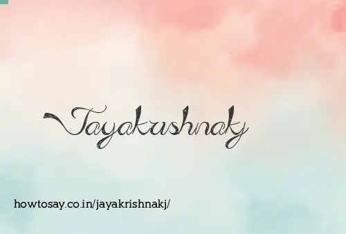 Jayakrishnakj