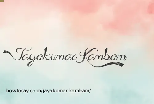 Jayakumar Kambam
