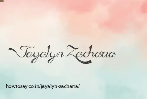 Jayalyn Zacharia