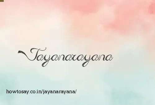 Jayanarayana