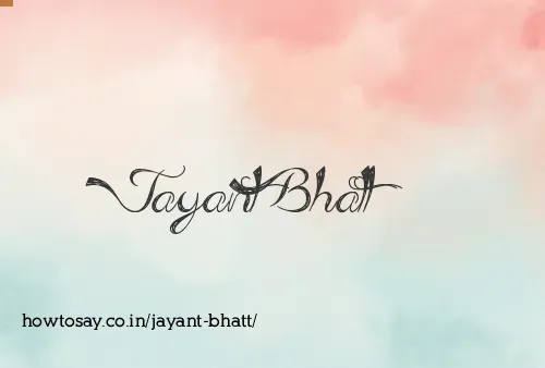 Jayant Bhatt